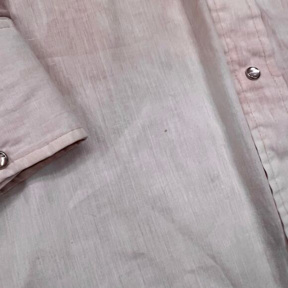 Vintage Lee Extra Long Tails Embroidered Western Cowboy Pearl Snap Rodeo Shirt L - Picture 10 of 14